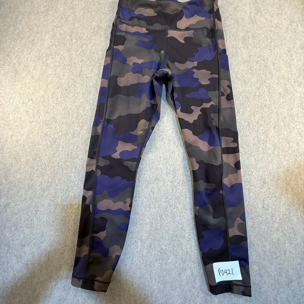 Athleta Ultimateβ Stash Printed 7/8 Tight Purple Grey Camo Leggings Small